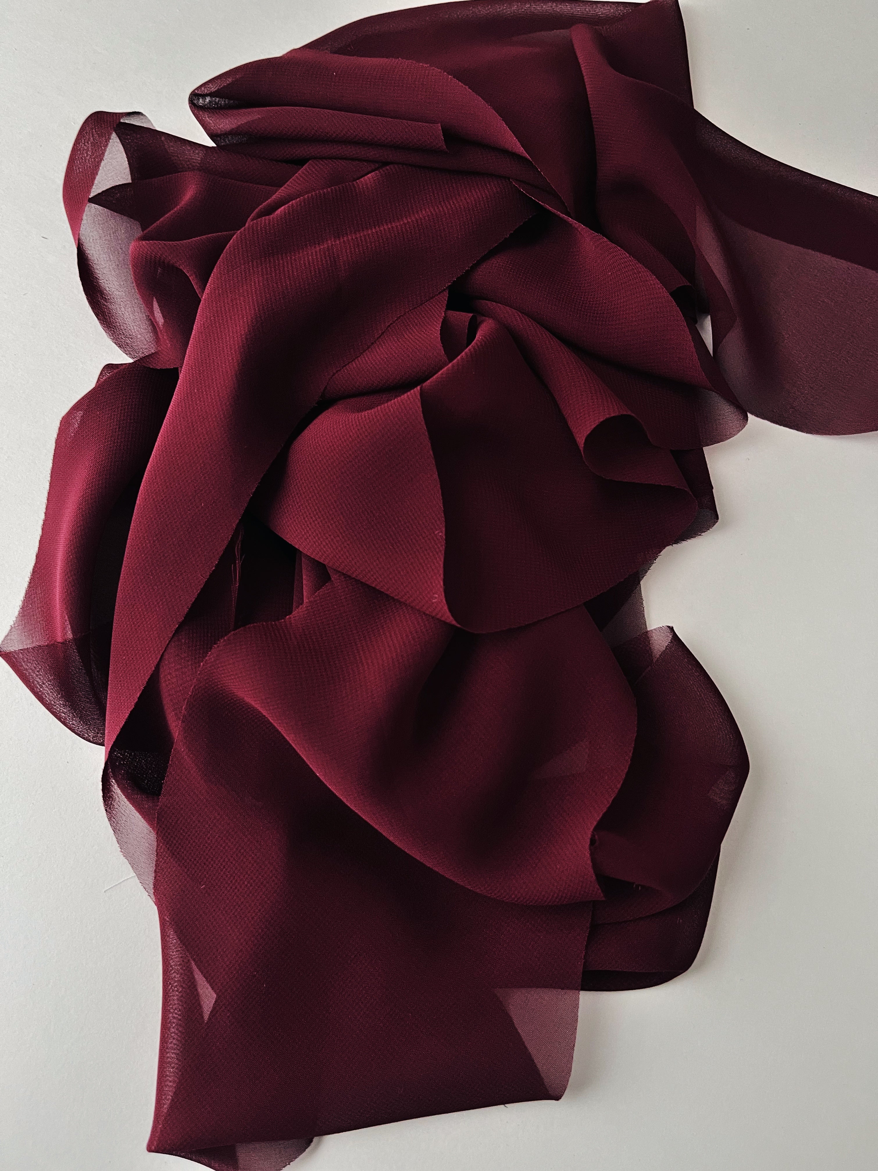 Pink Garnet Velvet Silk Ribbon – HoneySilks & CO