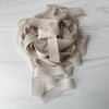 Clay - 3/4” Bias Cut Silk Chiffon Ribbon - 10 yards