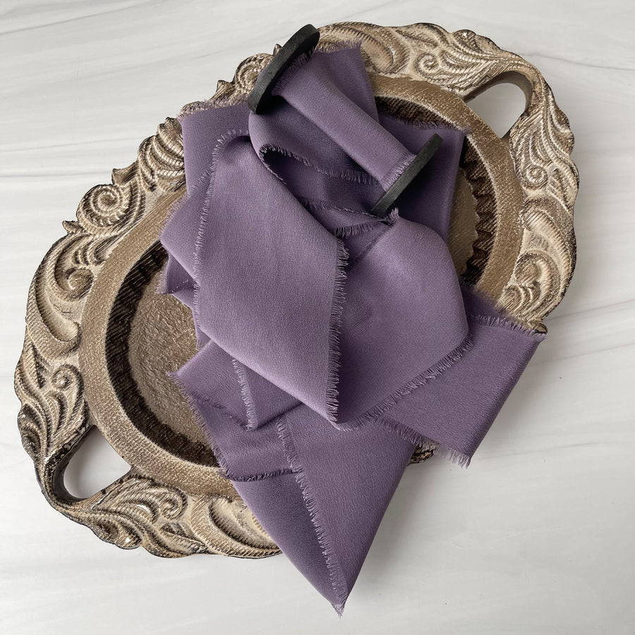 Violet - Classic Crepe Silk Ribbon