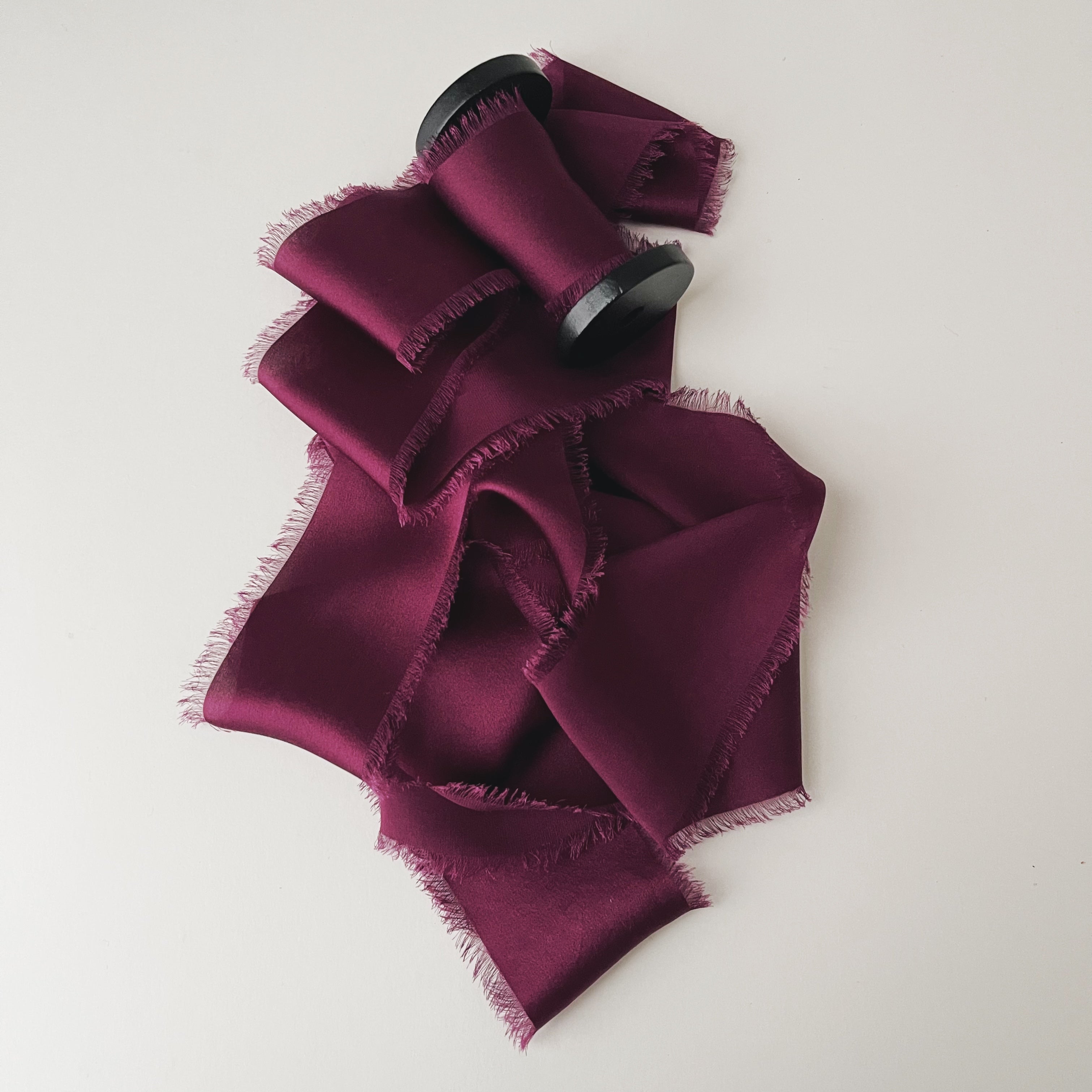 Pale Terra Cotta - Dual Texture Silk Ribbon – HoneySilks & CO