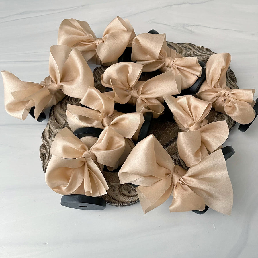 Heirloom Collection - Deep Champagne Silk Ribbon