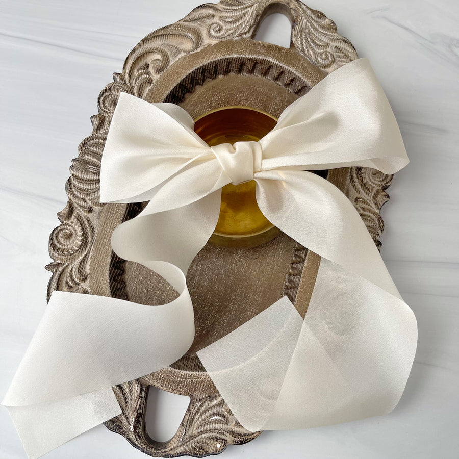 Heirloom Collection - Ivory Silk Ribbon