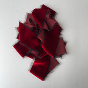 Ruby Silk Velvet Ribbon