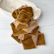 Carmelized Pecan Silk Velvet Ribbon