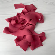 Desert Rose - 1” Bias Cut Silk Chiffon Ribbon - 5 yards