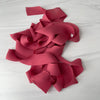 Desert Rose - 1” Bias Cut Silk Chiffon Ribbon - 5 yards