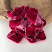 Bright Berry Silk Velvet