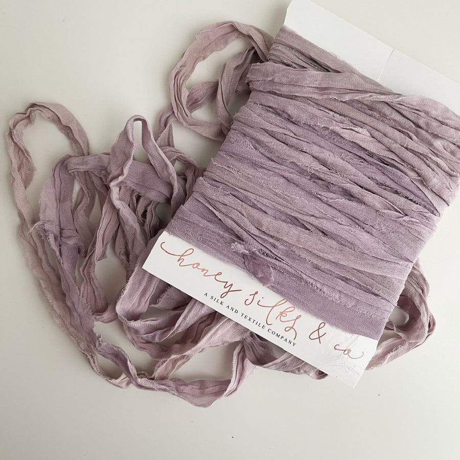 Desert Rose - Dual Texture Silk Ribbon – HoneySilks & CO
