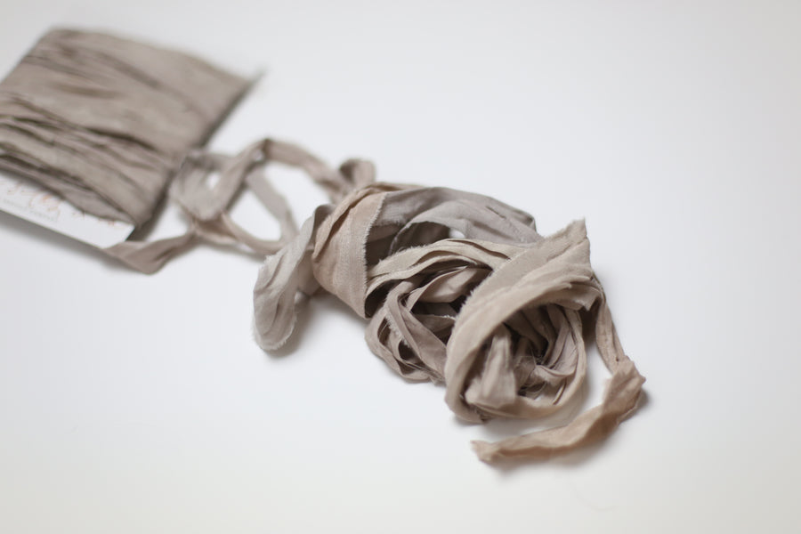 Hand Dyed Recycled Chiffon Ribbon - Deep Rosewood – HoneySilks & CO